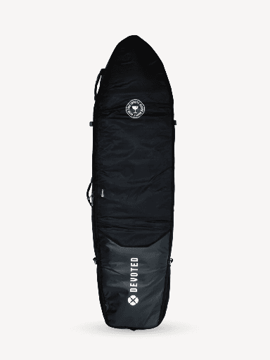 BOARDBAG DEVOTED FISH 10MM QUAD 6'7 - BLACK