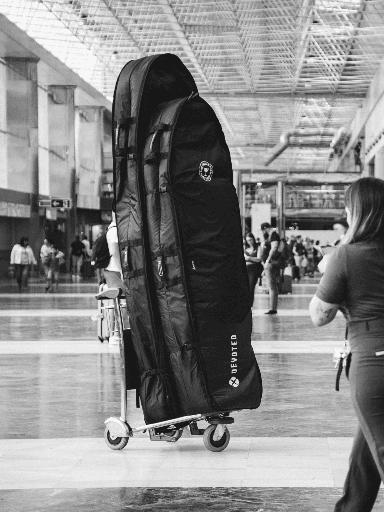 BOARDBAG DEVOTED FISH 10MM QUAD 6'3 - BLACK
