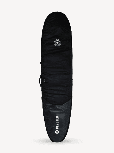 BOARDBAG DEVOTED LONGBOARD 10MM QUAD 9'6 - BLACK