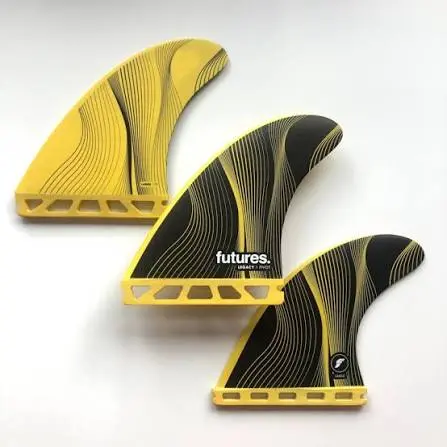 FINS FUTURES P6 C THRUSTER - YELLOW