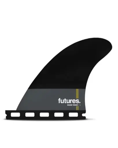 FINS FUTURES PIVOT HC LARGE QUAD REAR PAIR-BLACK