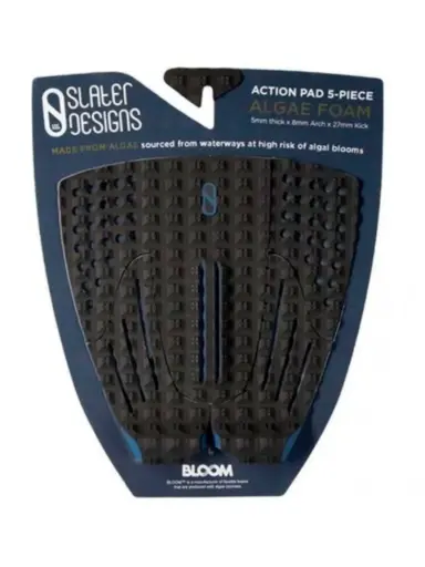 DECK SLATER DESIGNS 5 PIECE ARCH TRACTION PAD - BLACK/BLUE
