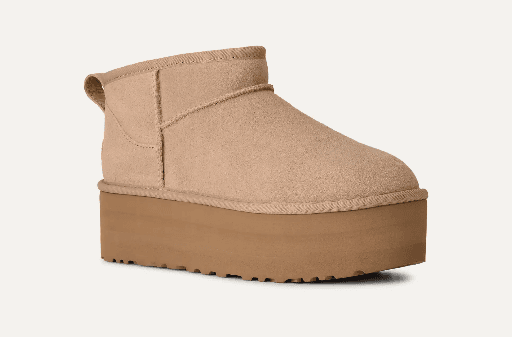 BOTAS UGG W CLASSIC ULTRA MINI PLATFORM SAND 8