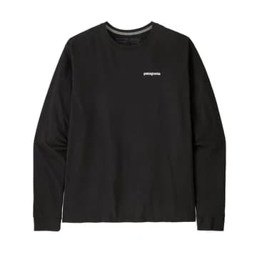 LONGSLEEVE PATAGONIA P-6 LOGO - BLACK XL