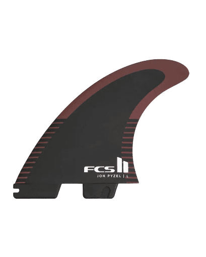 FINS FCS JON PYZEL PC LARGE BLACK/SHIRAZ TRI PC (