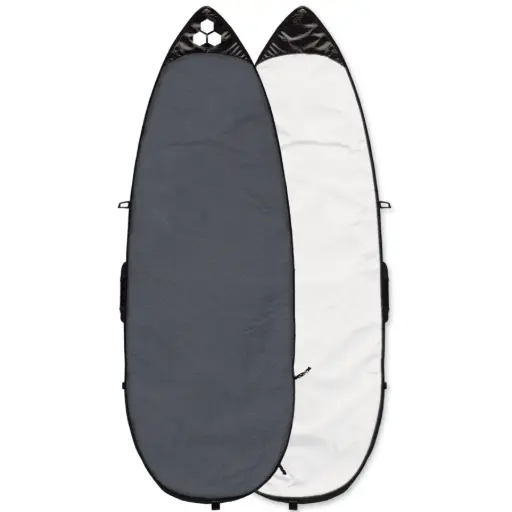 BOARDBAG CHANNEL ISLANDS FEATHERLITE SHORTBOARD 7'0 - CHARCOAL
