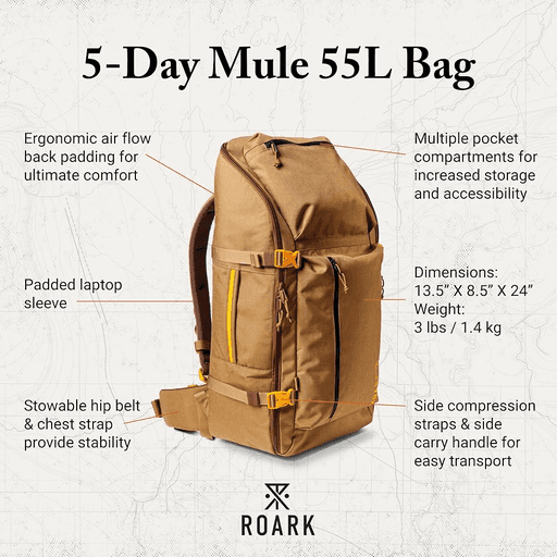 BACKPACK ROARK 5 DAY MULE 55L