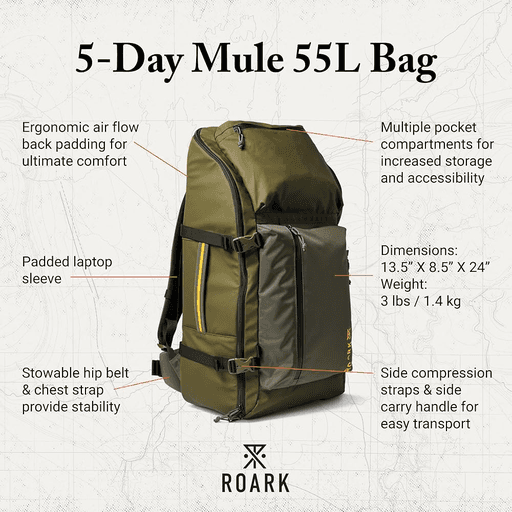 BACKPACK ROARK 5 DAY MULE 55L