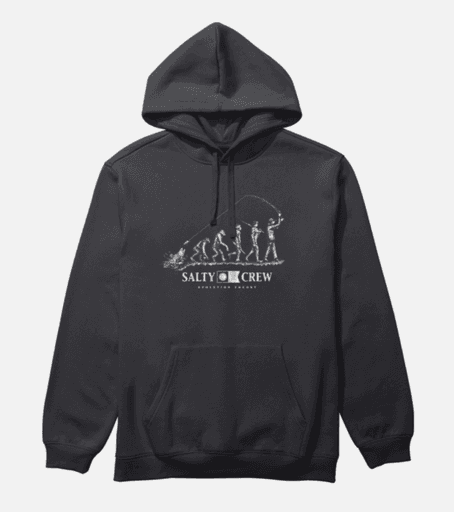 HOODIE SALTY CREW EVOLUTION THEORY - BLACK (