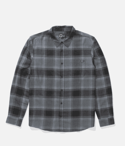 FLANNEL SALTY CREW EARLY BIRD - PIRATE BLACK (