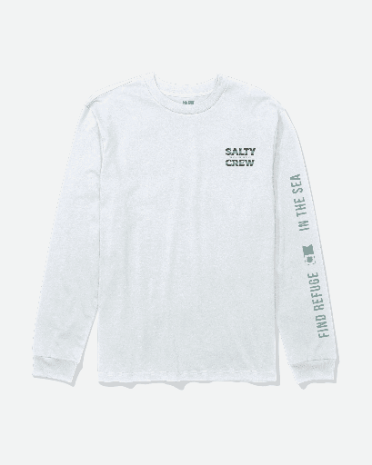 LONGSLE SALTY CREW TENTACLES BOYS - WHITE (