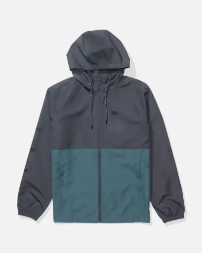 JACKET SALTY CREW WINDBREAKER SURFACE - BLACK (
