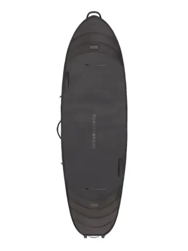BOARDBAG OCEAN & EARTH TRIPLE WHEEL APEX FISH SHORTBOARD BAG - BLK