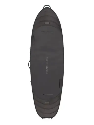 BOARDBAG OCEAN & EARTH 6´4 QUAD WHEEL APEX FISH SHORTBOARD BAG - BLK