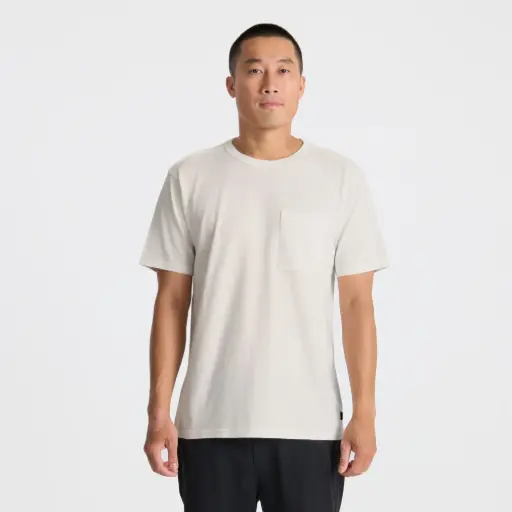 T-SHIRT ROARK WELL WORN - WASHED WHITE (