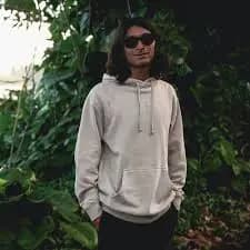 SWEATSHIRT ROARK SAFE CAMP EMBROIDERY - FOSSIL (