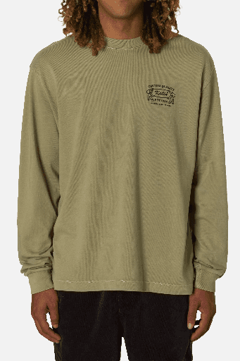 LONGSLEEVE KATIN BLANKS BOX FIT - COVERT GREEN (