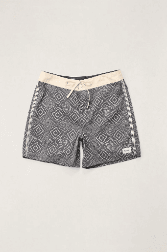 BOARDSHORTS RHYTHM MOSAIC HERITAGE - BLACK