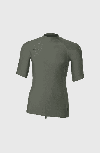 RASH GUARD O'NEILL HYPERFREAK TURTLENECK SKINS S/S - TEMPEREDSTEEL (