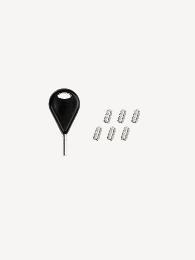 DUAL TAB DEVOTED COMPATIBLE 6X FIN SCREWS + KEY