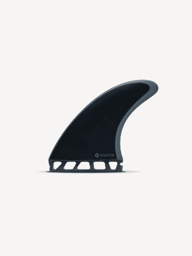 FINS DEVOTED SINGLE TAB QUAD FIBERGLESS - L BLACK (