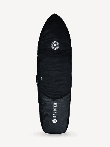 BOARDBAG DEVOTED FISH 10MM DOUBLE 7'1 - BLACK
