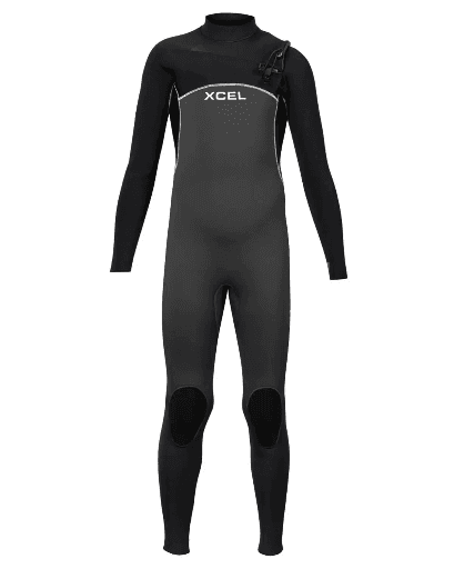 WETSUIT XCEL KIDS COMP+ 4/3MM GBS GRAPHITE BLACK