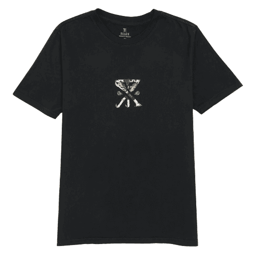 T-SHIRT ROARK AUGS SAFE CAMP - WASHED BLACK (