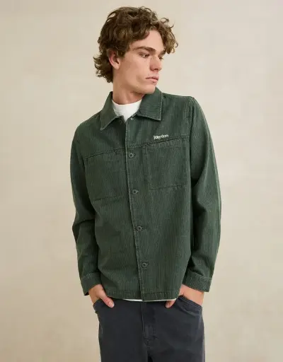 SHIRT RHYTHM HARLAN LS - OLIVE (