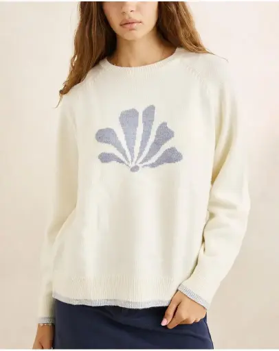 KNIT RHYTHM BAYSIDE CREW NECK