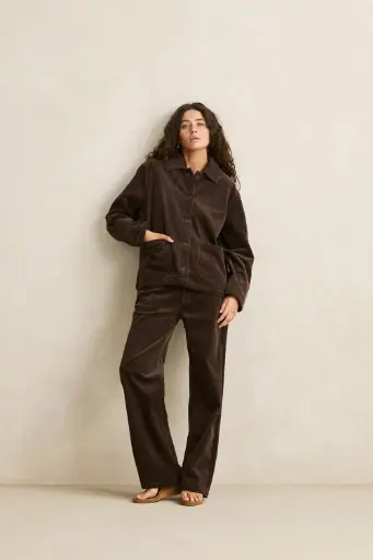 SHACKET RHYTHM LUCA CORD - CHOCOLATE (