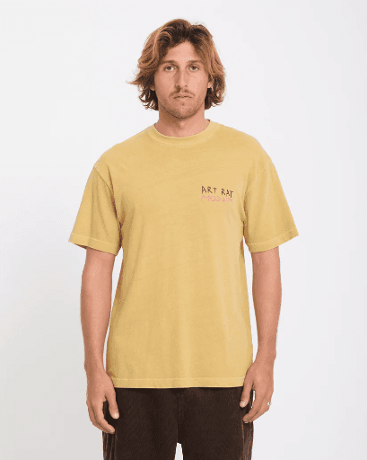 T-SHIRT VOLCOM FA OZZY 2 SST - MUSTARD (