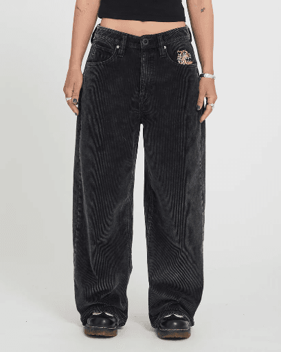 PANT VOLCOM FA OZZY CORD - LIGHT ACID BLACK