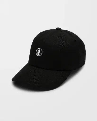 HAT VOLCOM CIRCLE STONE DAD - BLACK