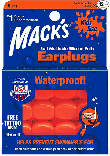 MACK´S KIDS EAR PLUGS - ORANGE