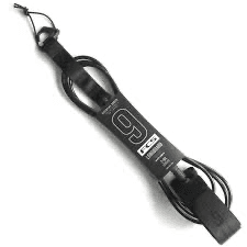 LEASH FCS LONGBOARD KNEE 9FT 7MM - BLACK
