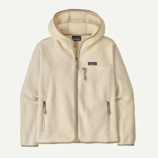 JACKET PATAGONIA W'S RETRO PILE HOODY - NATURAL