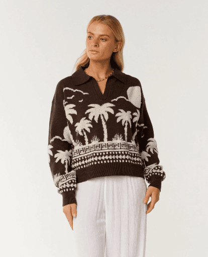 KNIT RIP CURL WMS PARAISO LIGHTWEIGHT - OFF WHITE